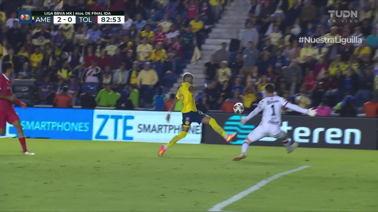 ¡Gol espectacular! Búfalo Aguirre firma el 2-0 con joya de Brian