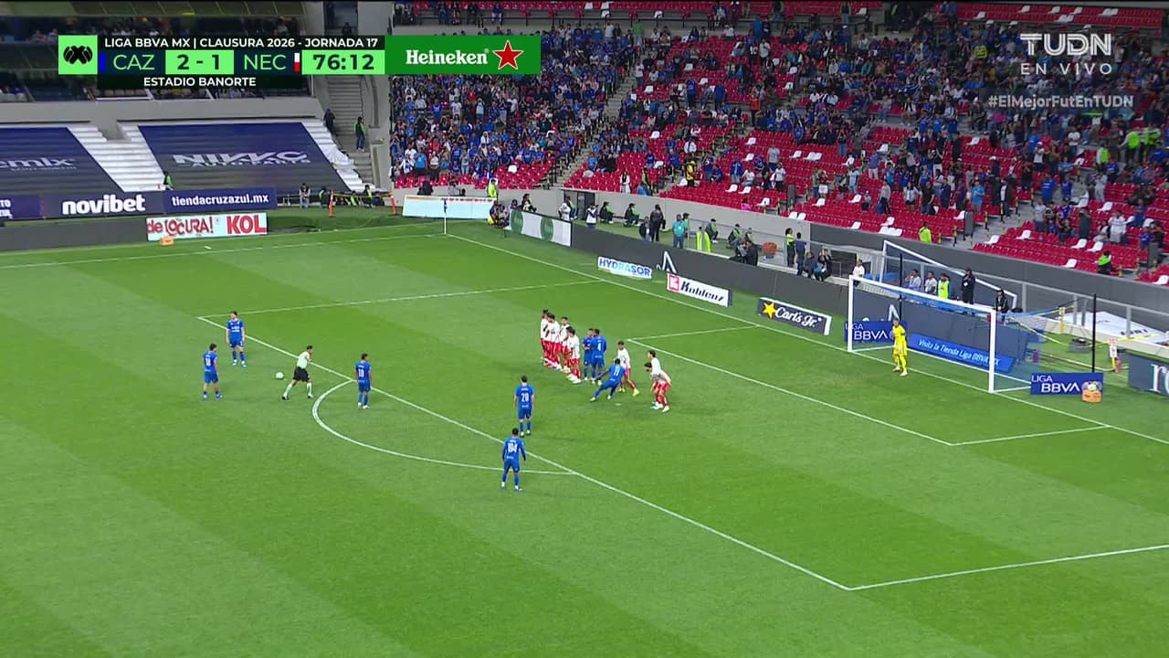 ¡GOL!  anota para Cruz Azul. Luka Romero