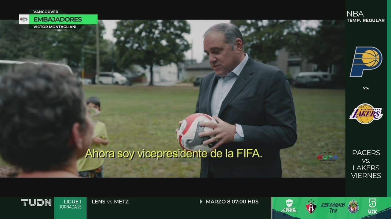 Victor Montagliani, Vicepresidente FIFA, presenta la sede de Vancouver