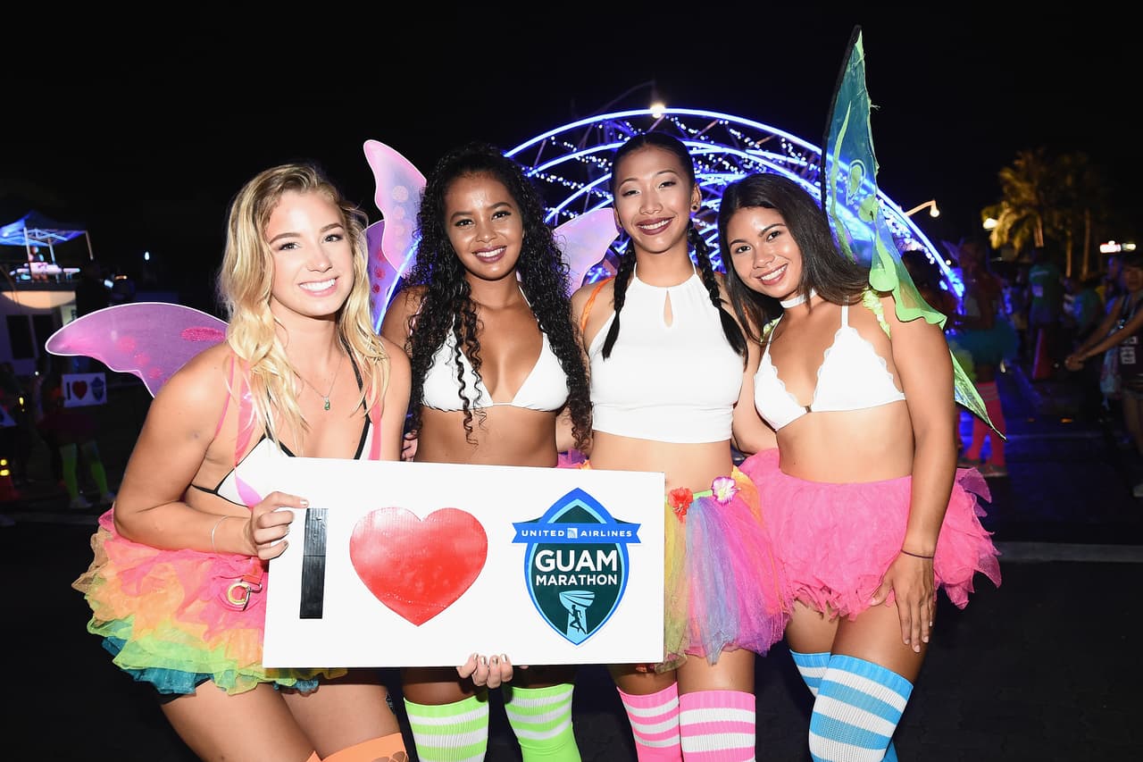 La Guam Marathon 2017 es una competencia que está mezclada con la fiesta y que comenzó en esa isla a la medianoche del 9 de abril. La belleza es uno de los ingredientes de la receta.