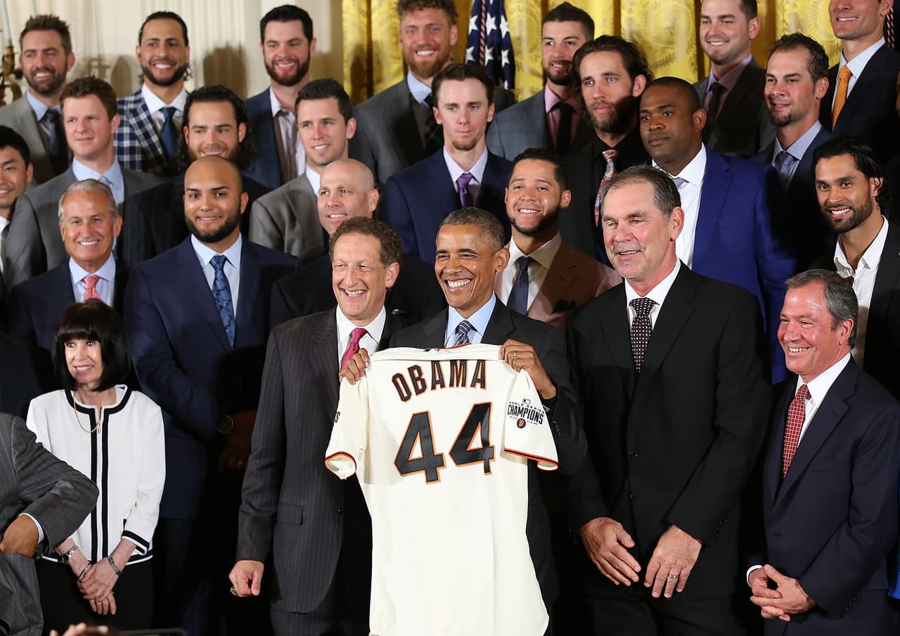 Obama recibió al equipo en la Casa Blanca por tercera vez en cinco años.