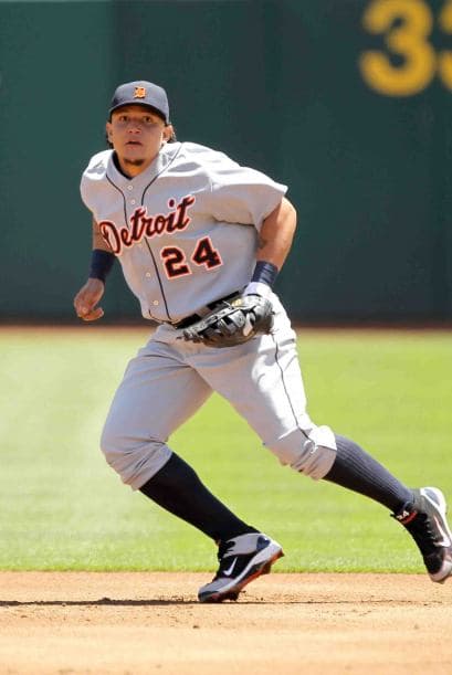 El poderoso primera base venezolano Miguel Cabrera, de los Tigers, es parte de las reservas de la Americana.