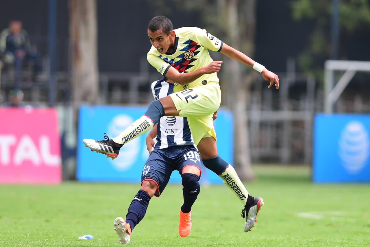 América y Monterrey empataron a uno en las canchas de Coapa, en su categoría Sub 20.