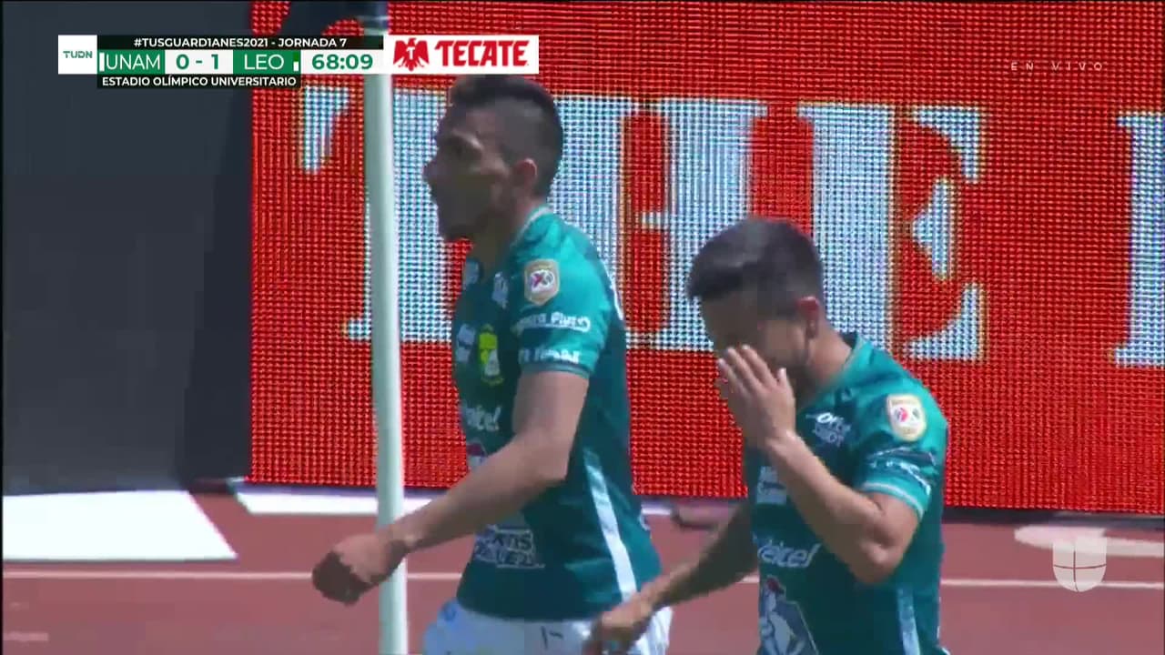 ¡GOOOL! Ángel Mena anota para León.
