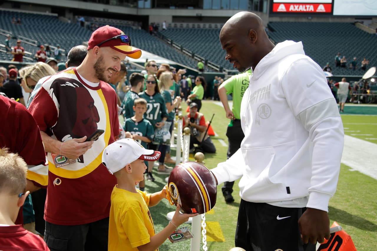 Adrian Peterson de Washington Redskins.