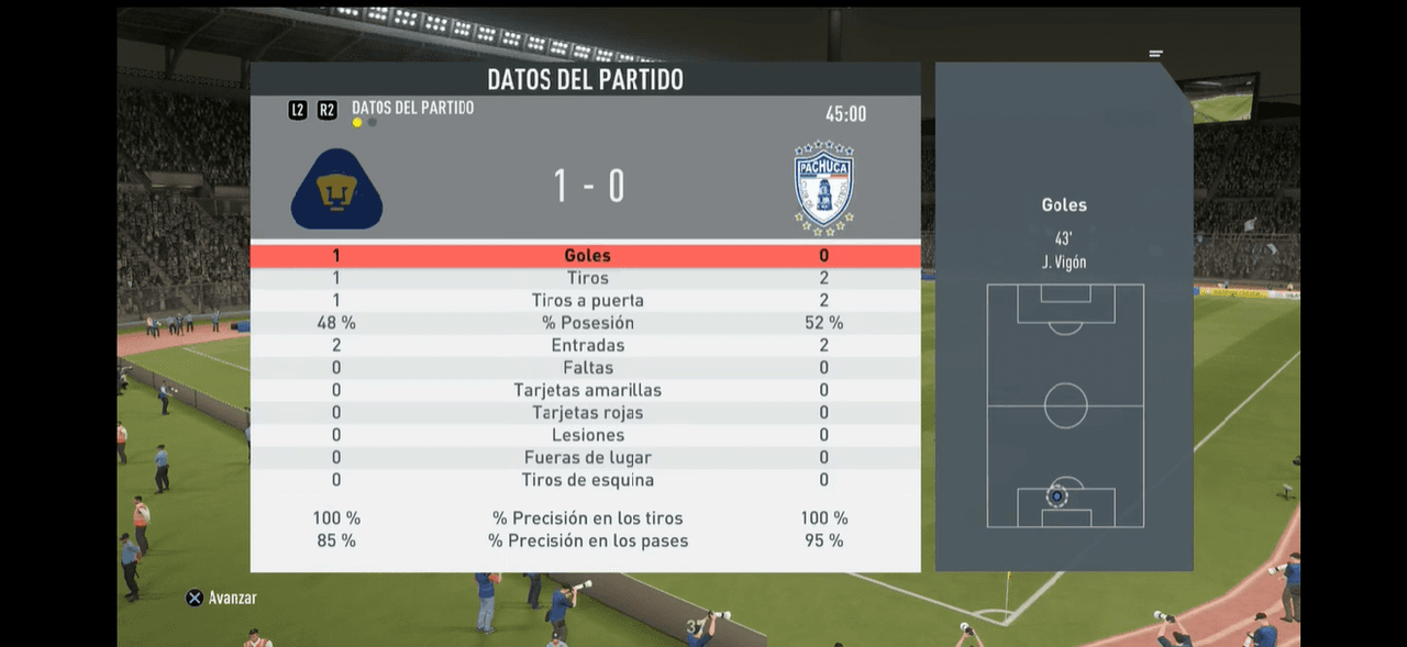 Juan Pablo Vigón (Pumas) Cristian Souza (Pachuca) nos regalaron un partido muy cerrado entre Pumas de la UNAM y los Tuzos de Pachuca, donde los universitaros se llevaron victoria. Carlos Gonzales anotó el desempate y victoria de último minuto para cerrar 2-1.