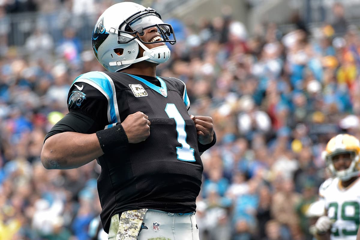 Jugador Ofensivo de la Semana 9 NFC: QB Cam Newton, Carolina Panthers.