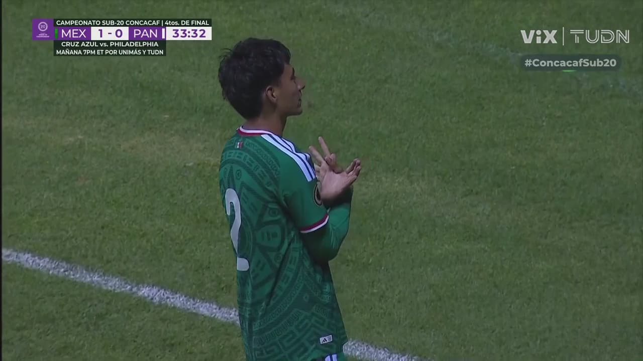 ¡Gol de México! Juan Echilvestre pone el 1-0 sobre Panamá