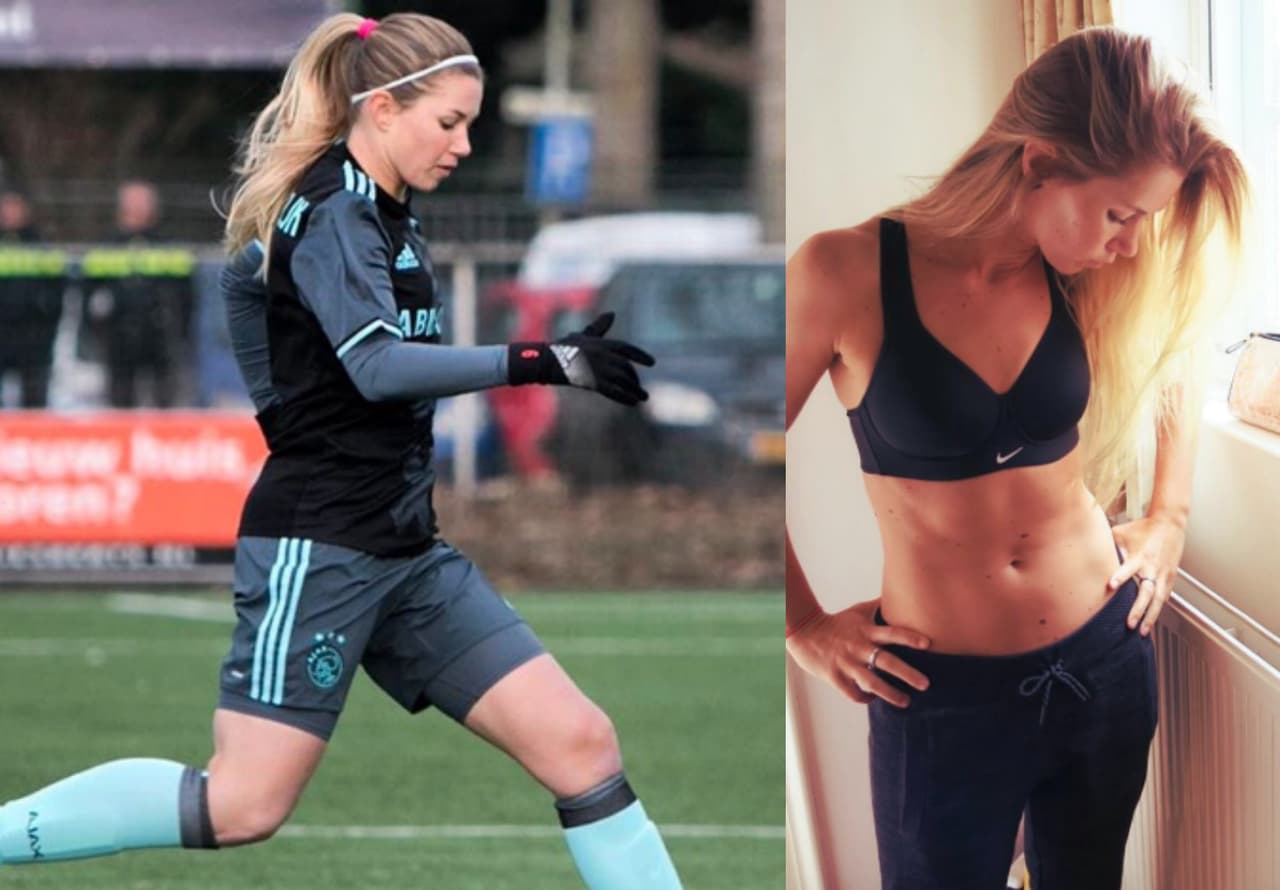 Anouk Hoogendijk acumula más de 100 partidos con la selección de Holanda, jugando Mundial y Eurocopa. En su carrera jugó para Utrecht, Bristol Academy (Inglaterra), Arsenal (Inglaterra) y Ajax, su reciente club. Además de su notable rendimiento donde ha jugado, esta jugadora llama la atención por su belleza.