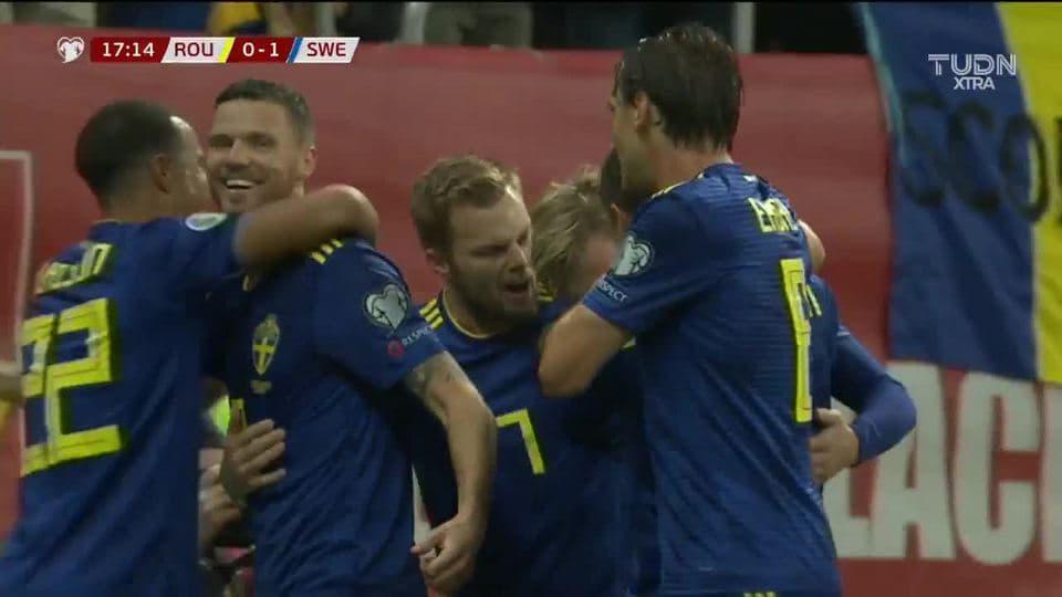 ¡GOOOL! Marcus Berg anota para Sweden