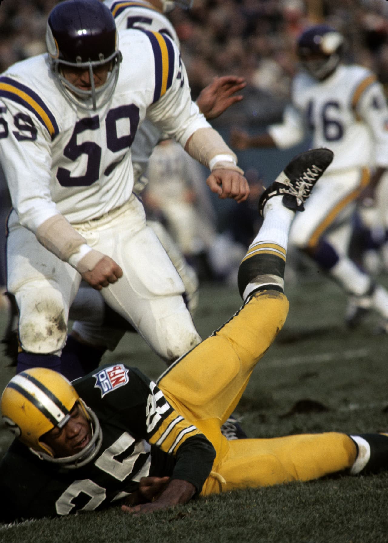 1969 Defensiva número 1 NFL - MINNESOTA VIKINGS. Pierde el Super Bowl IV con los Kansas City Chiefs.