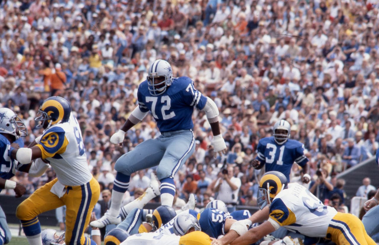 1977 Defensiva número 1 NFL - DALLAS COWBOYS. Campeón del Super Bowl XII sobre los Denver Broncos.