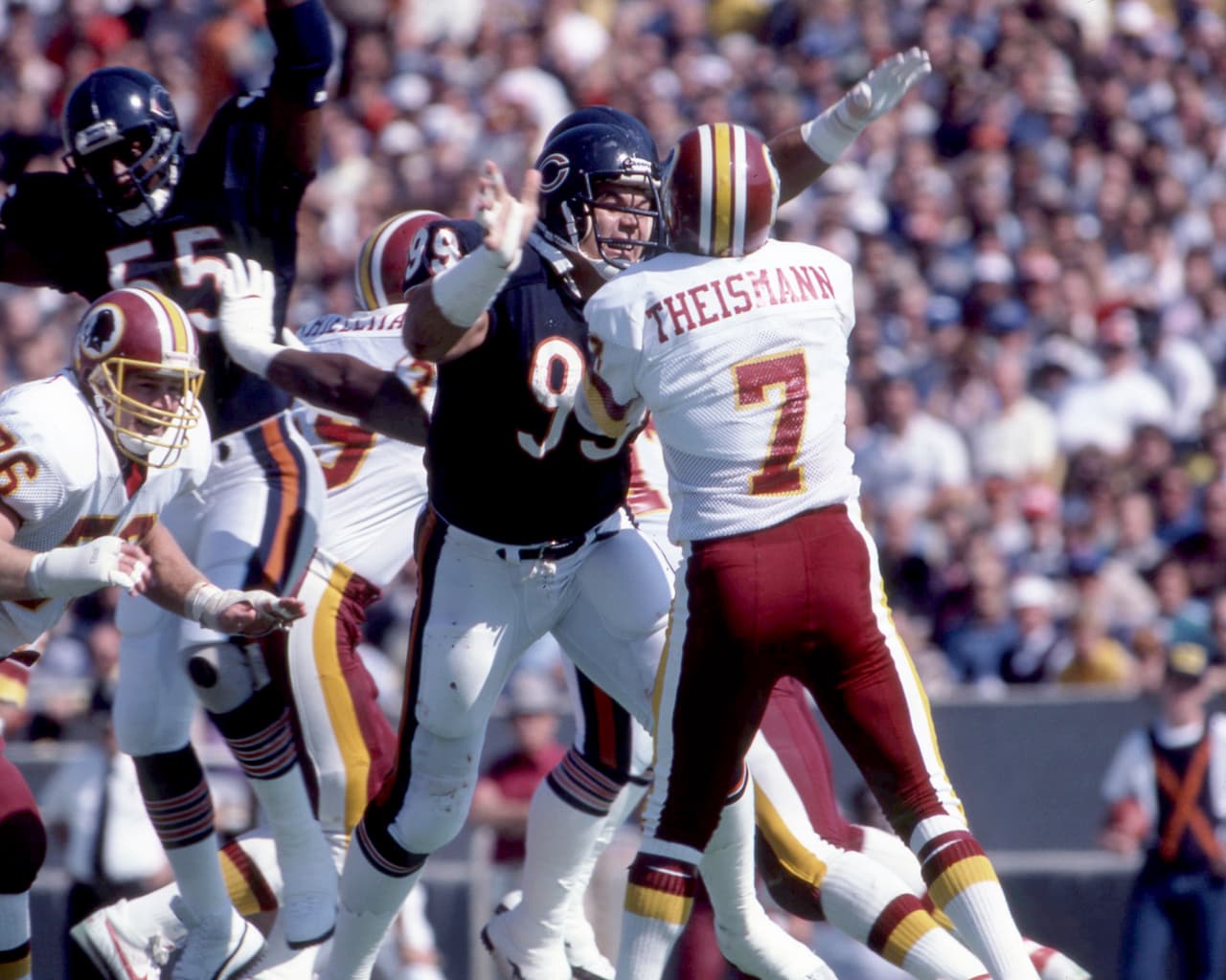 1985 Defensiva número 1 NFL - CHICAGO BEARS. Campeón del Super Bowl XX sobre los New England Patriots.