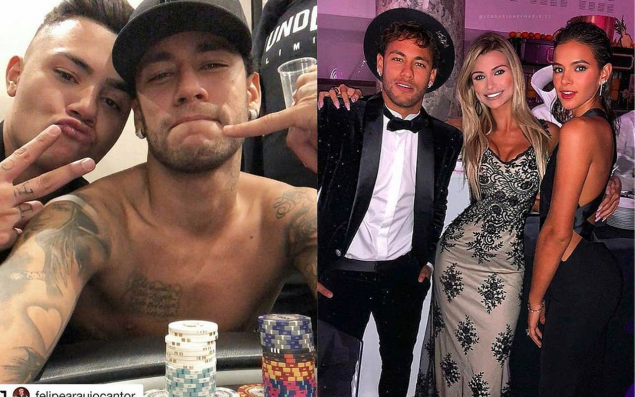 La celebración del cumpleaños 26 de Neymar tuvo dos fiestas y una partida de póker como parte de su diversión, en un encuentro en el que compartió con celebridades del deporte y entrentenimiento.