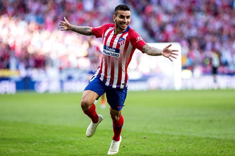 El argentino Ángel Correa puso el único gol del partido al minuto 29 del segundo tiempo, tras pase de Thomas.