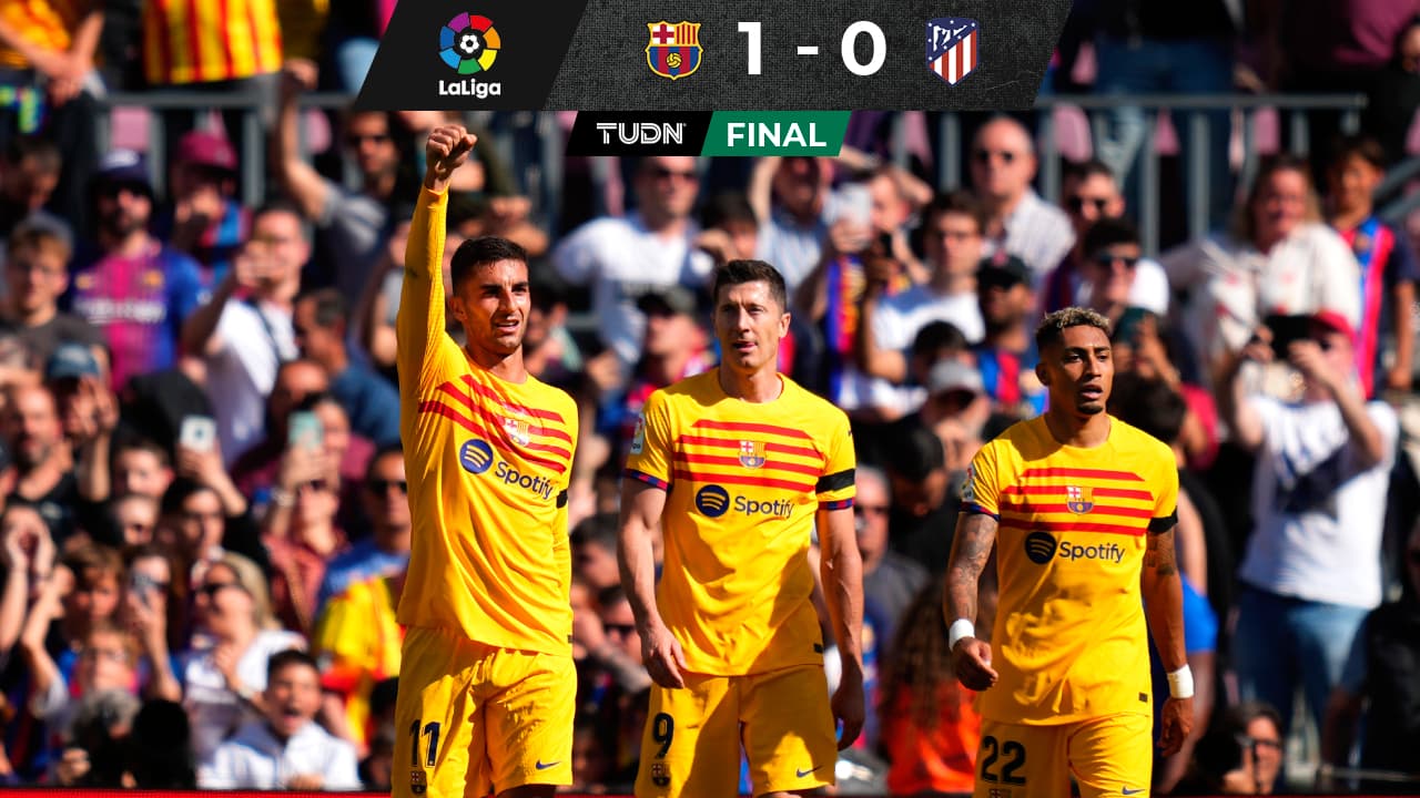 ¡Sufrimiento con sabor a liga! Barcelona derrota al Atlético de Madrid