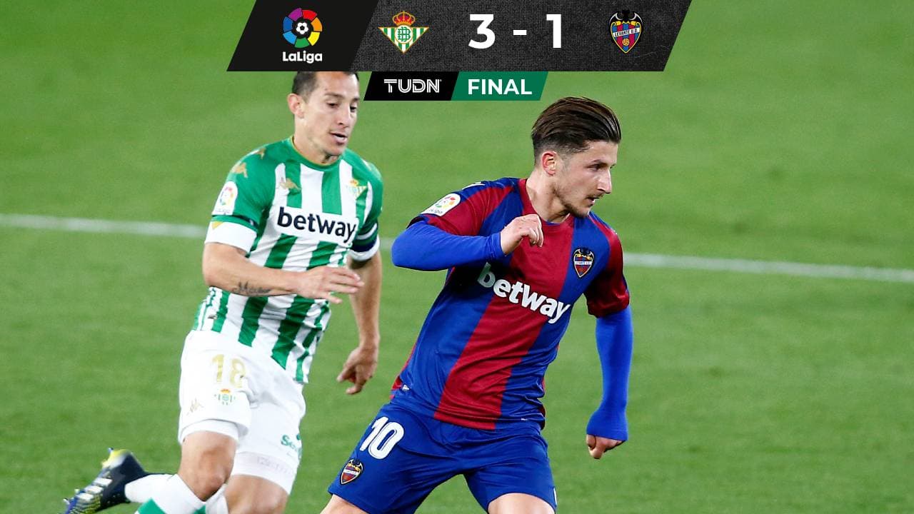 Guardado y Lainez participan en la remontada del Betis