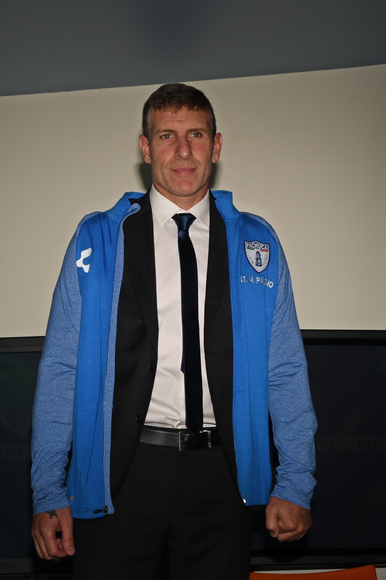 Así fue la presentación del argentino Martín Palermo como nuevo director técnico de Pachuca en el Clausura 2019 de la Liga MX.