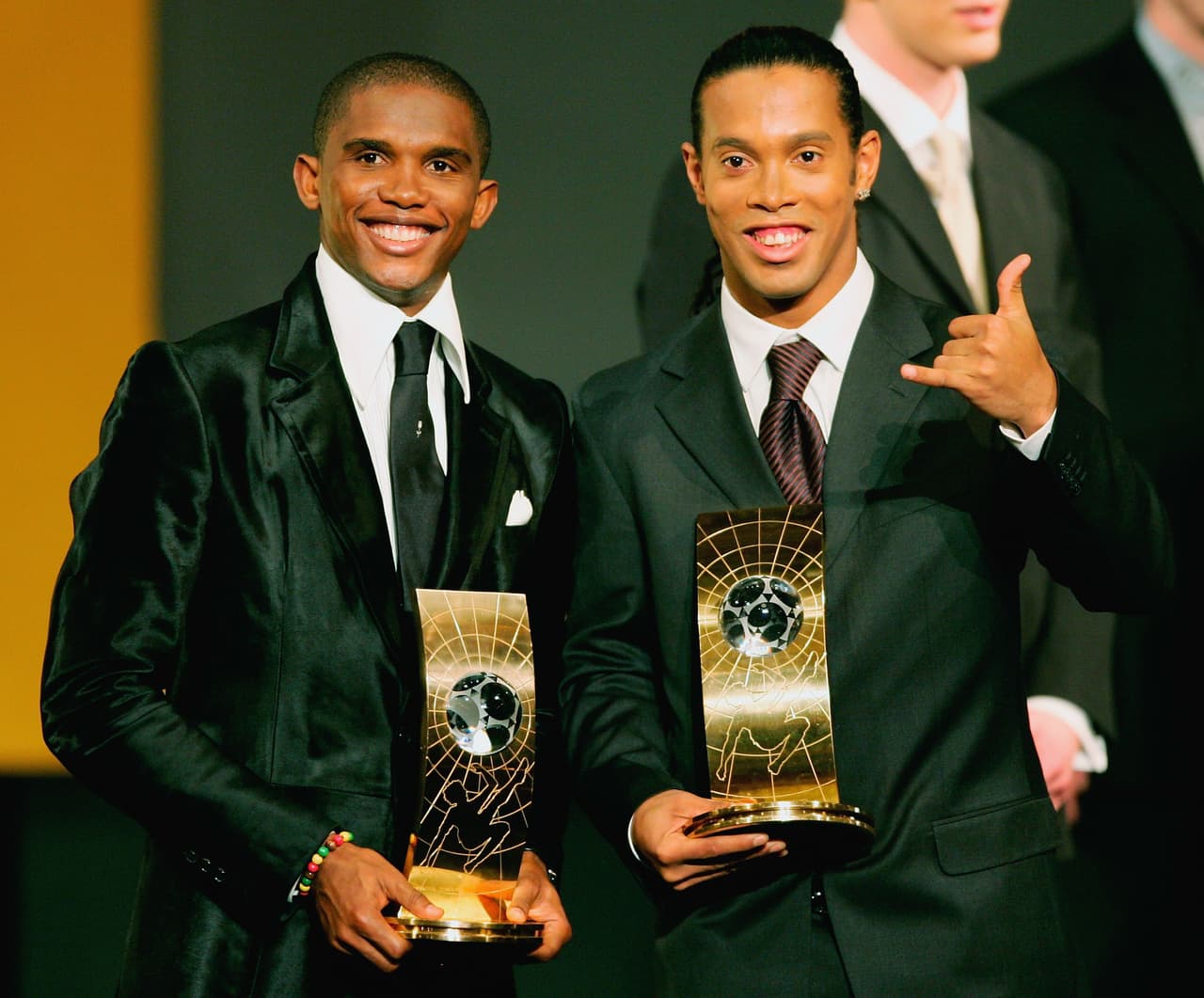 En 2005 fue el tercer lugar en los premios FWP gracias a su gran temporada con el Barcelona. Conquistó Champions y Liga aquel año.