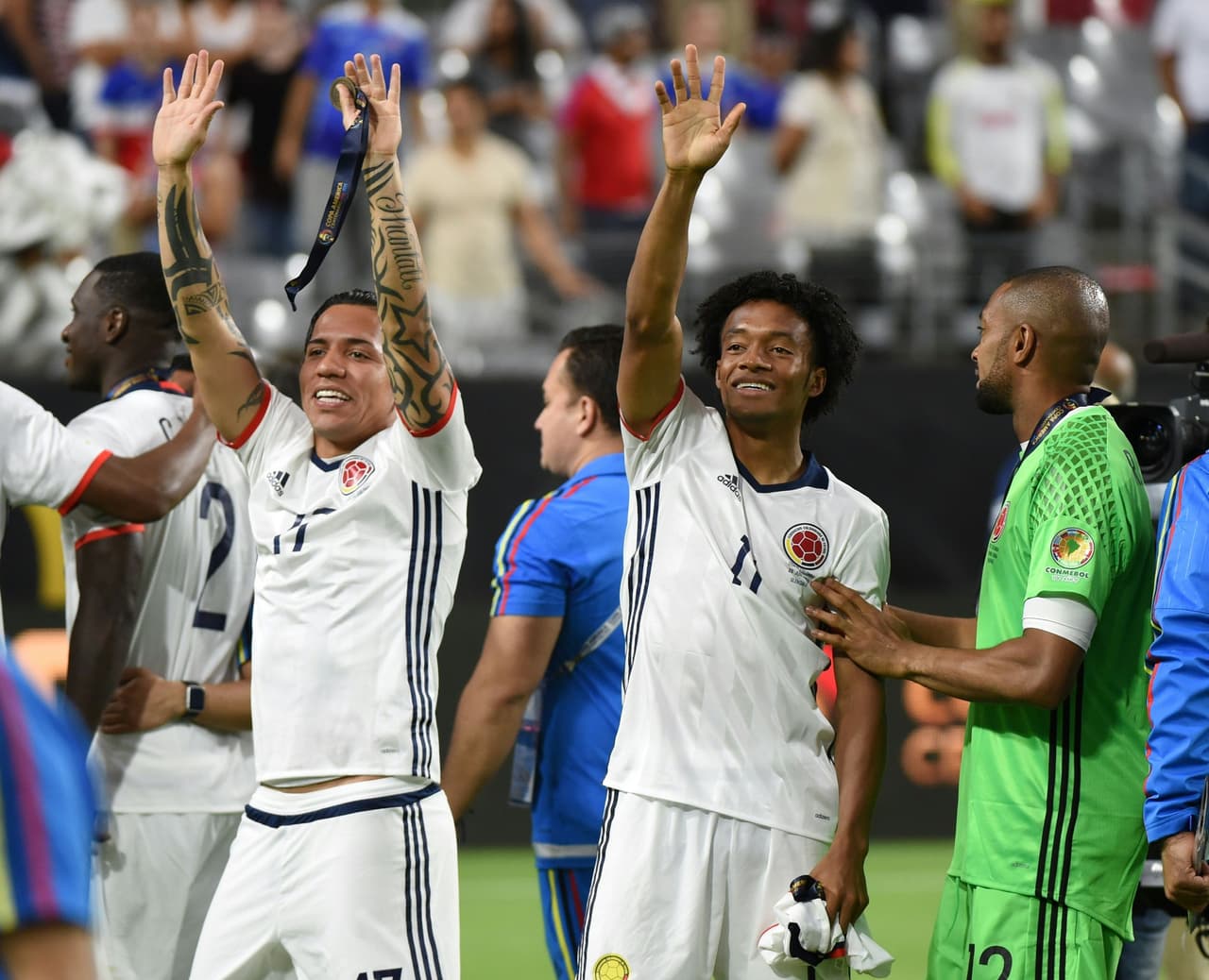 Finaliza el segundo tiempo y Colombia se lleva la victoria, el tercer lugar de la copa.