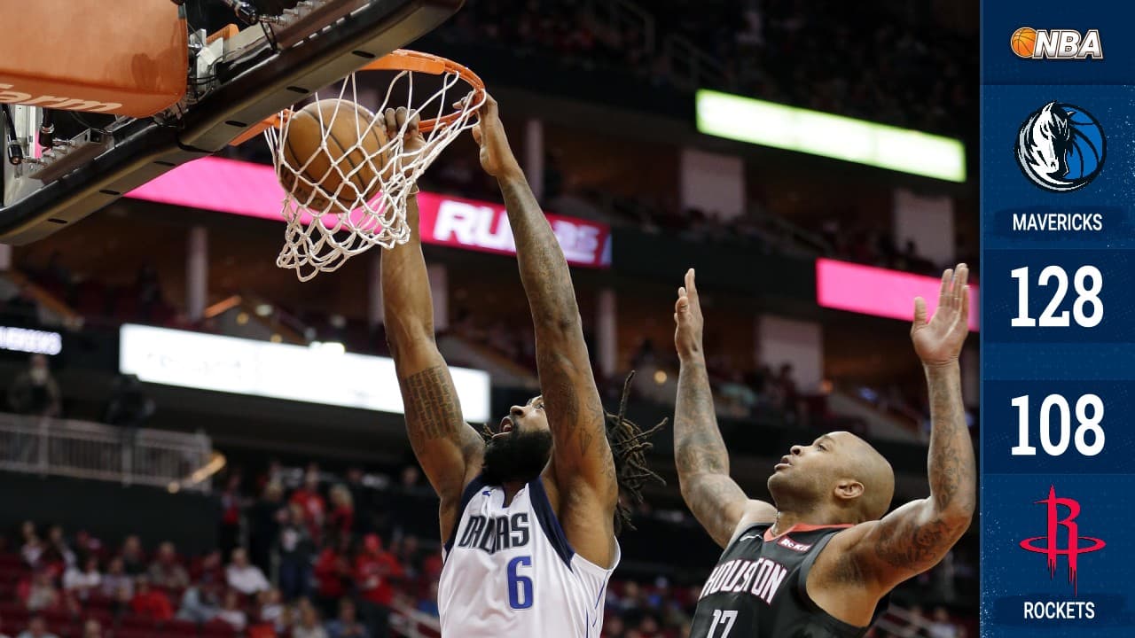 Siete jugadores de los Mavericks anotaron 10 o más puntos, entre ellos DeAndre Jordan.