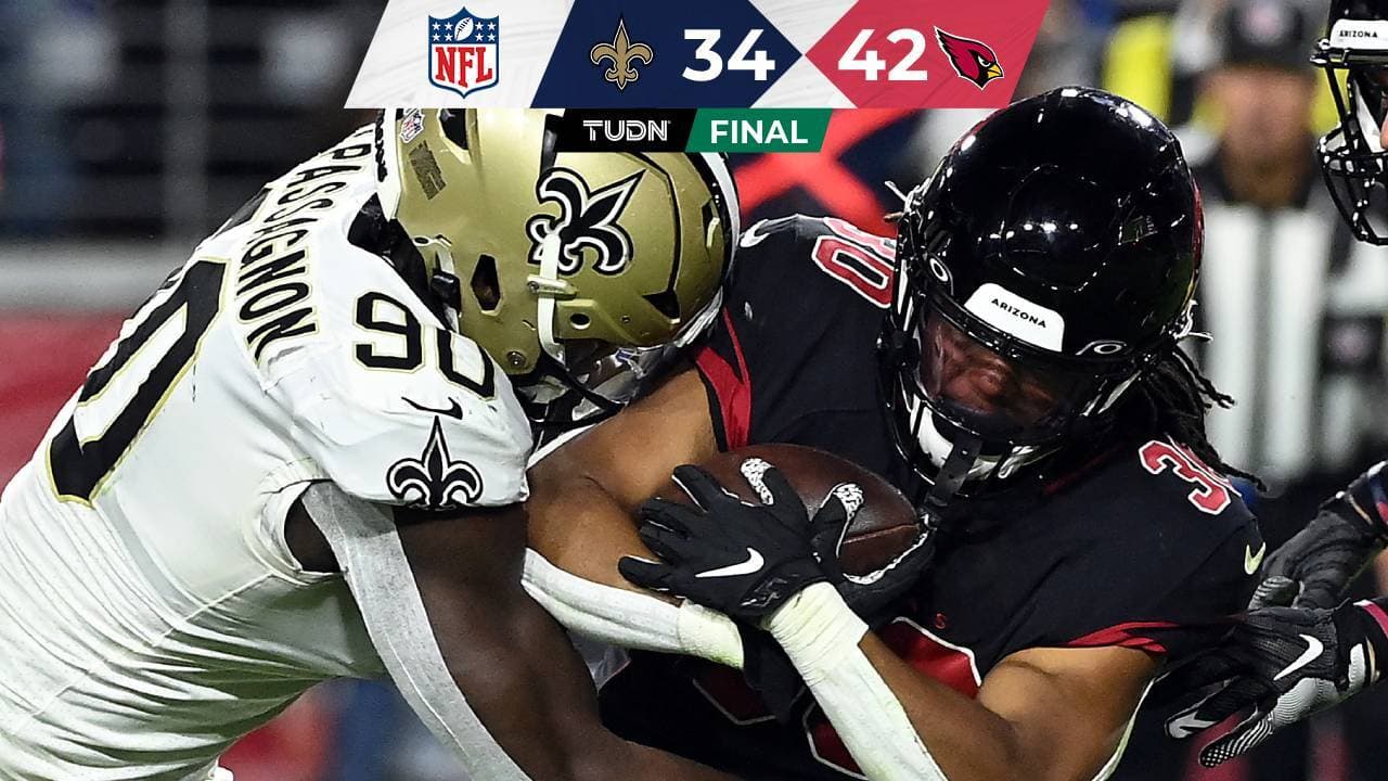 Cardinals capitaliza fallas de Saints para sumar su tercera victoria