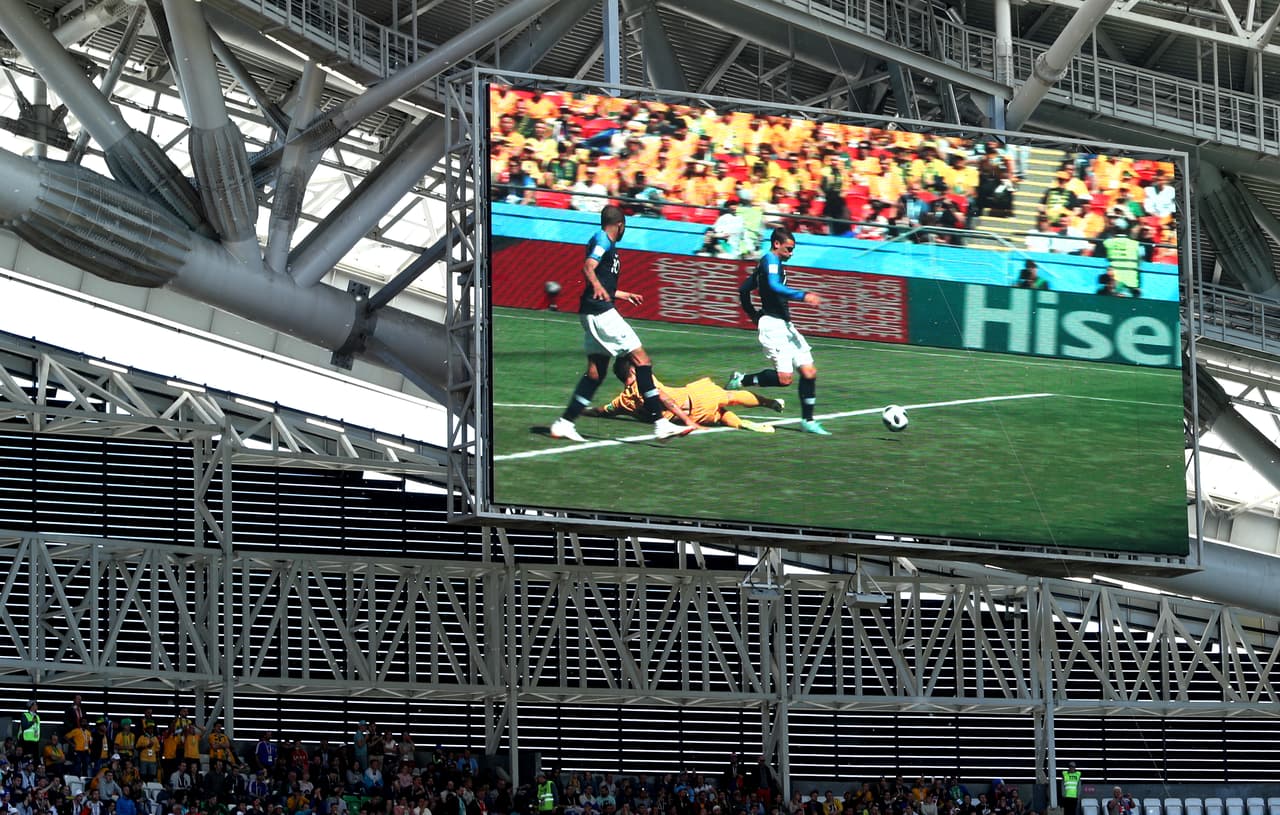 Antoine Griezmann sufrió la falta en cuestión y sería él mismo quien la cobrara.