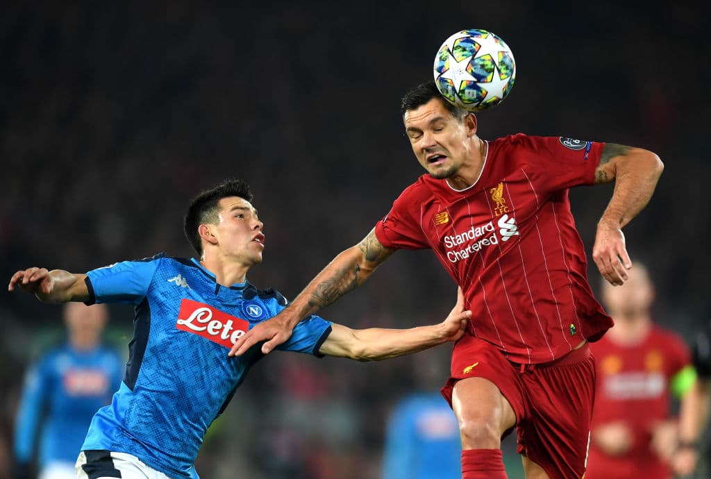 Partidazo en Anfield entre el Liverpool y la Napoli del 'Chucky' Lozano; el mexicano jugó 72 minutos.
