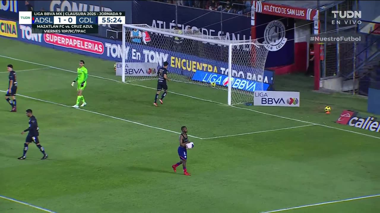 ¡Sorprenden a las Chivas! Cae el segundo de San Luis