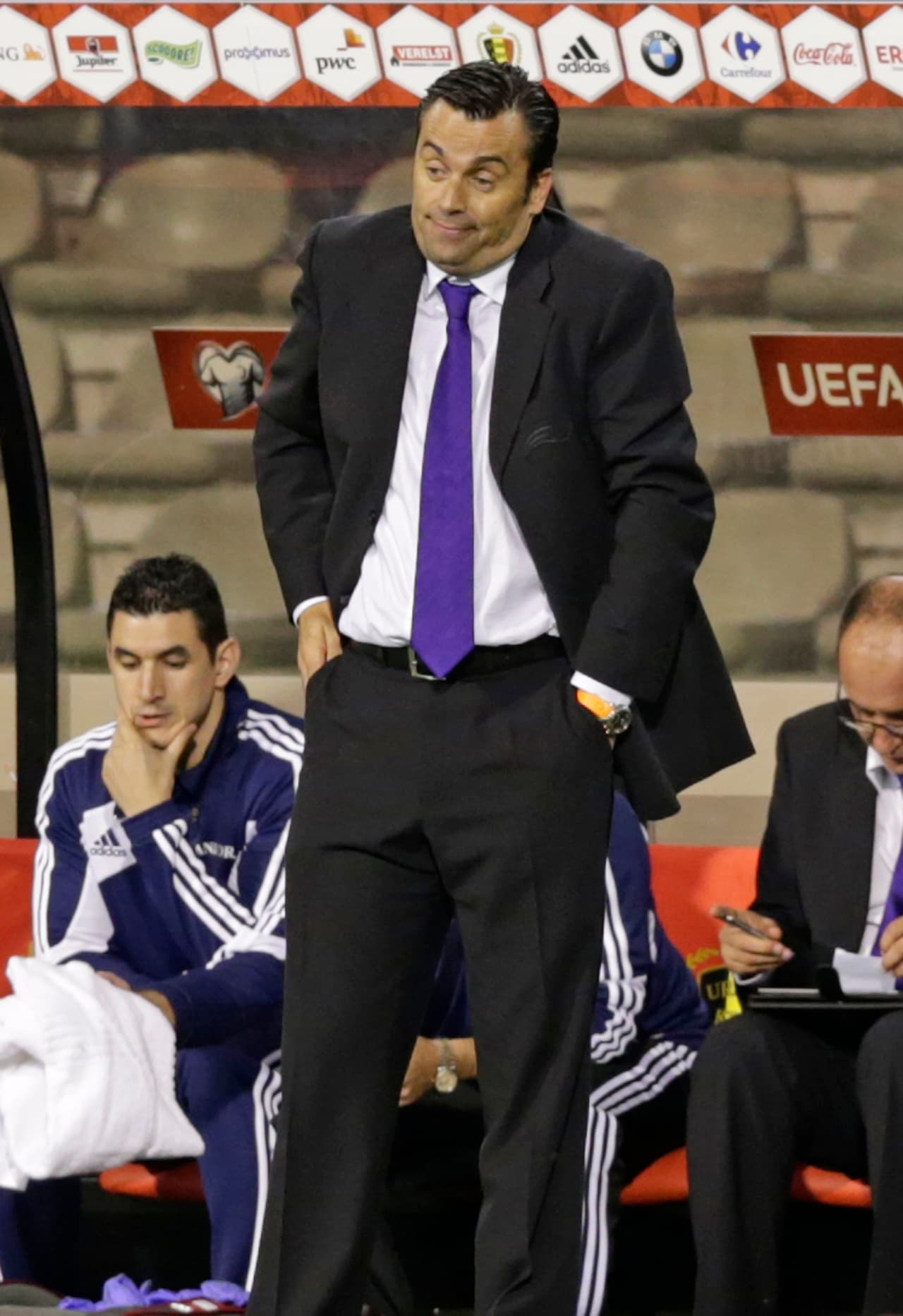 El equipo es dirigido por Koldo Álvarez, que fue arquero del equipo y fue condecorado como el mejor jugador andorrano de la historia. Desde 2010, ha liderado esta generación.