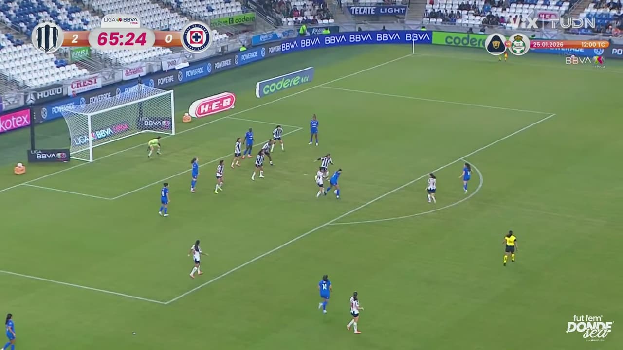 ¡¡Llega el descuento!! Abam aprovecha balón suelto en el área y remata para el primero de Cruz Azul