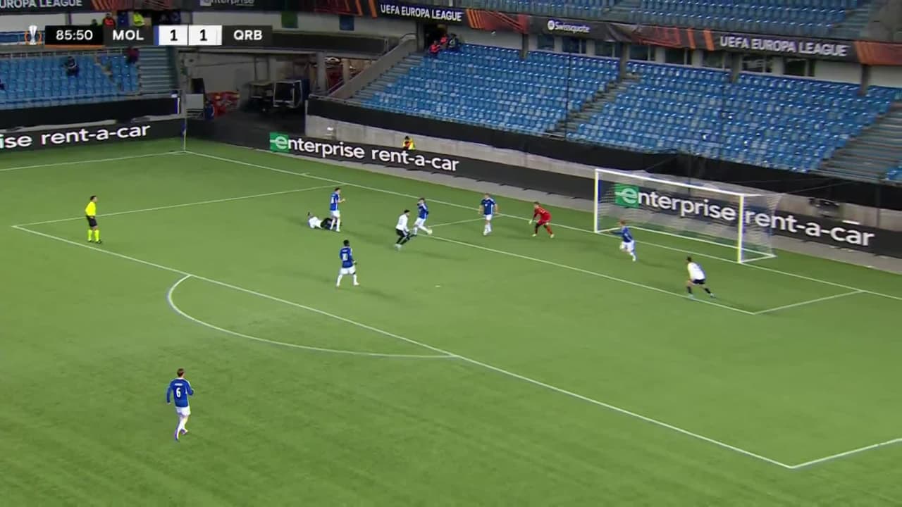 ¡TIRO ATAJADO! disparo por Marko Jankovic.