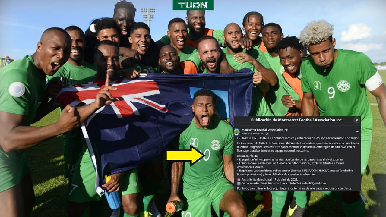 ¡Insólito! Selección de Montserrat busca técnico en redes sociales