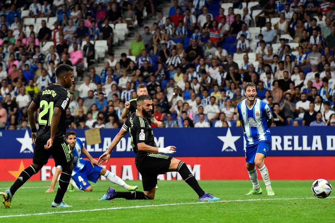 Real Madrid sigue con el paso perfecto luego de vender al Espaanyol con una gran actuación de Benzema.