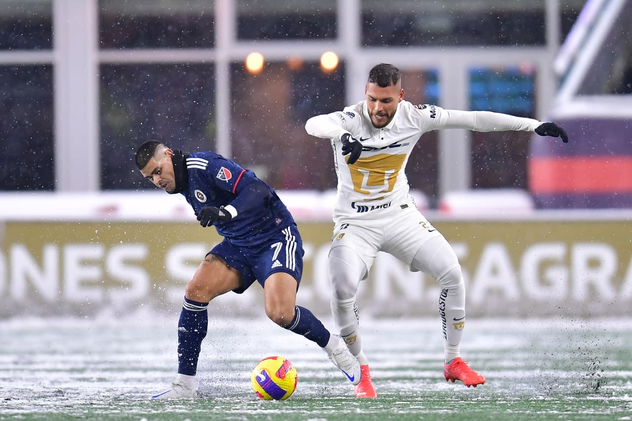 New England Revolution fue muy superior a los Pumas y se impuso gracias a un doblete de Adam Buksa y otro tanto de Sebastian Lletget.