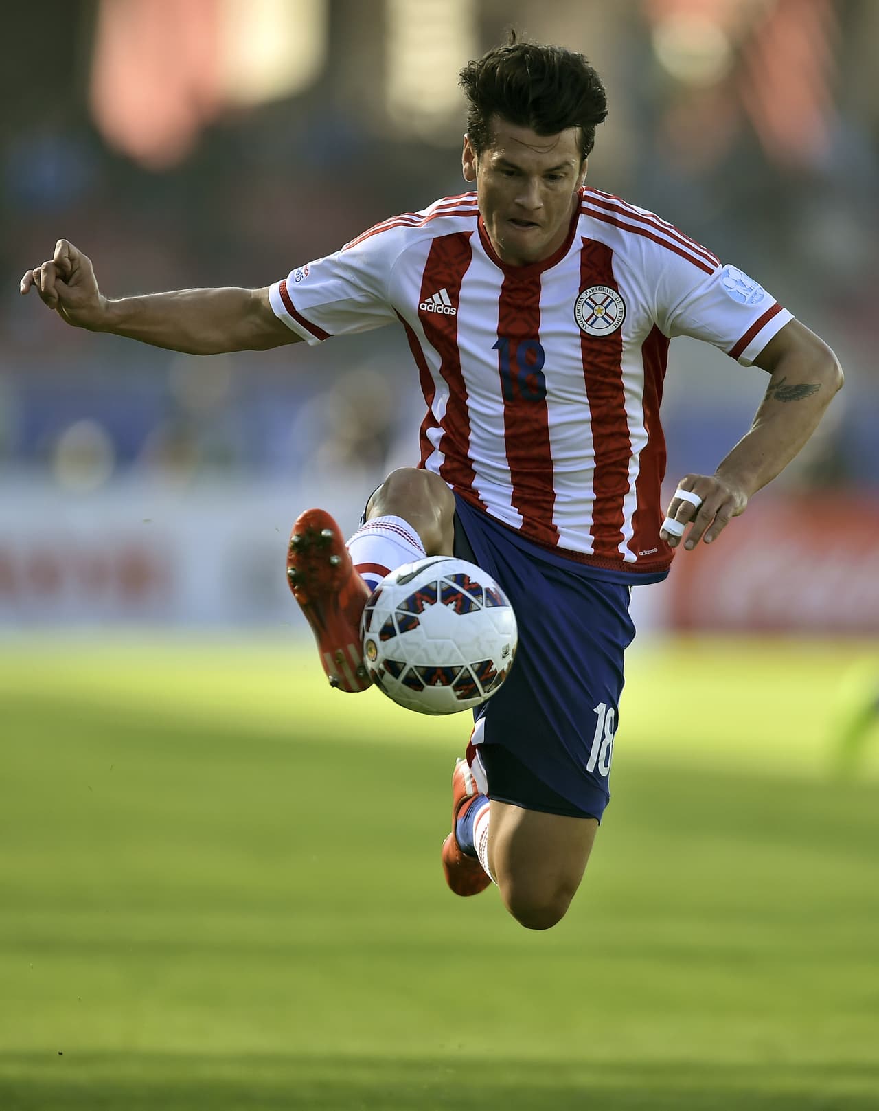Haedo Valdez durante la pasada Copa America