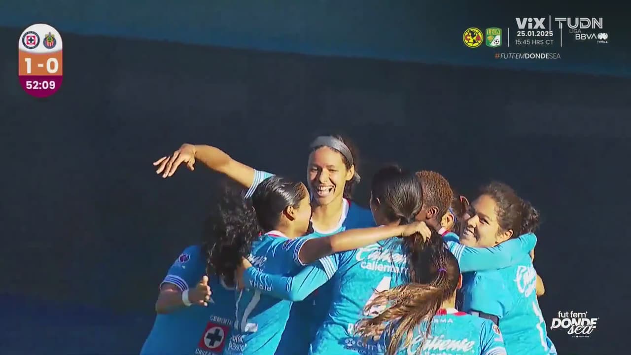 ¡Gol de Cruz Azul! Chavarin mete el cabezazo por arriba para el 1-0