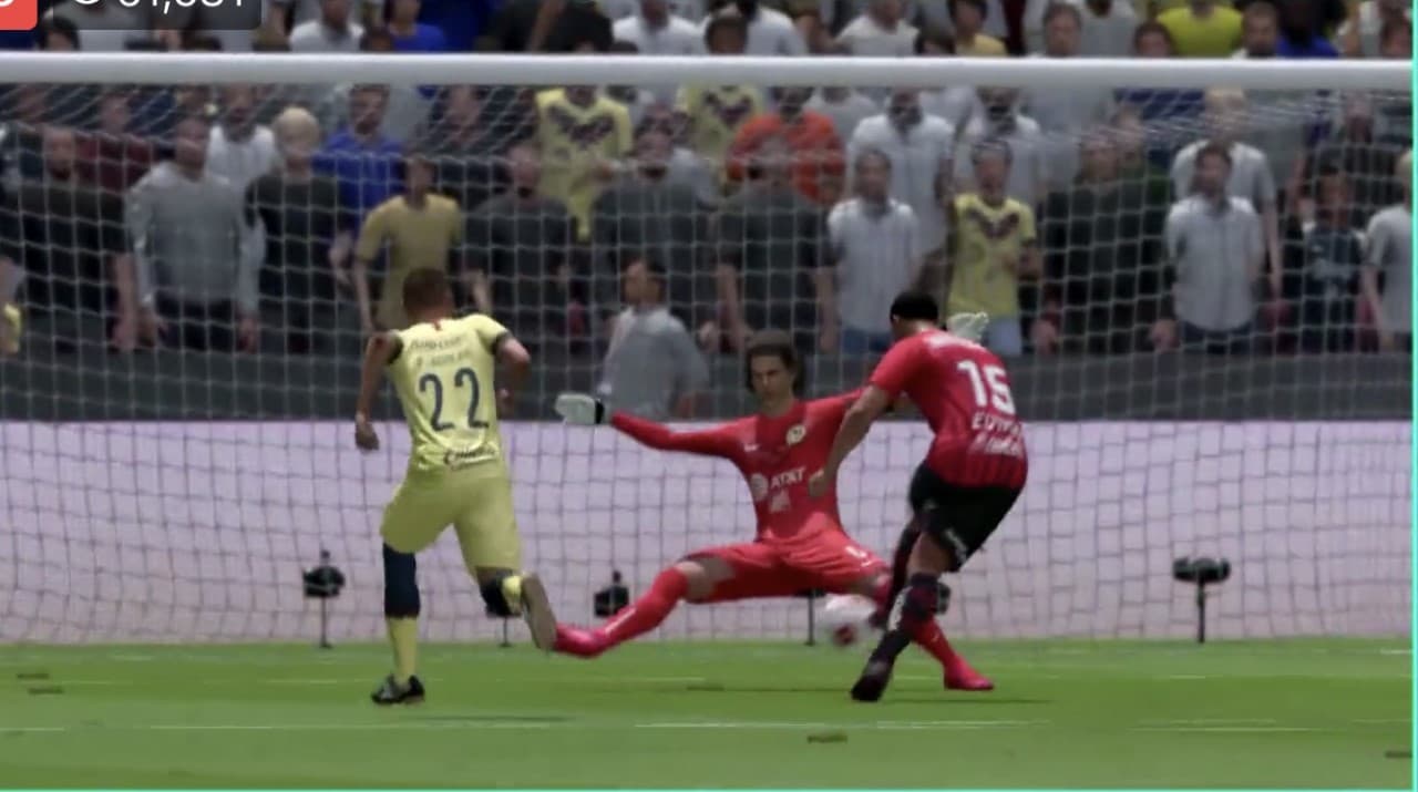 Santiago Cáseres cae en su debut de la eLiga MX frente a Miguel Barbieri, el americanista no encntó su juego y cayó 3-1 frente al xolaje.