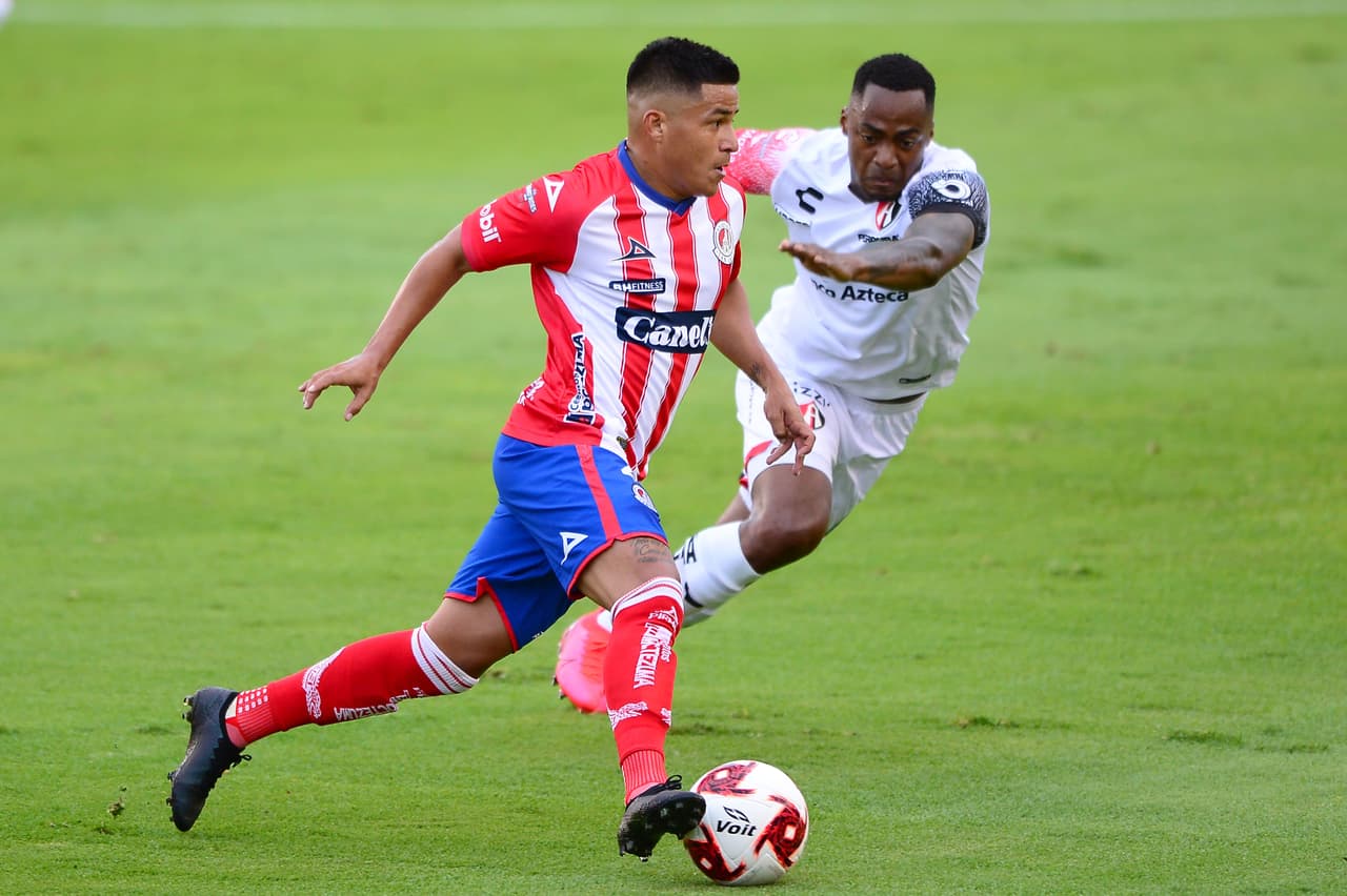 Javier Correa y Mauro Quiroga fueron los encargados de marcar en el entrenido empat que nos brindaron el Atlético San Luis y el Atlas.