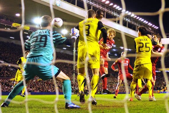 Pero cuando faltaban menos de cinco minutos para el final llegó la anotación.