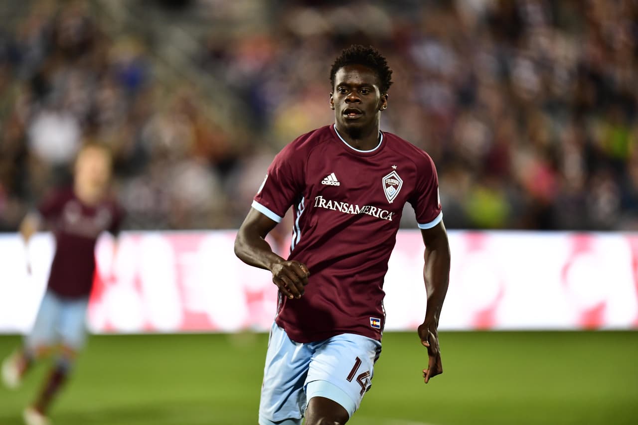 El senegalés Dominique Badji marcó todos los tantos del 3-0 de Colorado Rapids frente a Philadelphia Union. (USA Today Images)