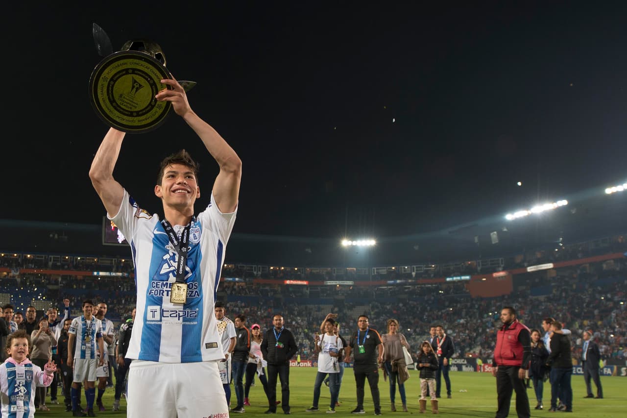 Hirving Lozano levantó el que podría ser su último trofeo con Pachuca. El 'Chucky' es uno de los más pretendidos en el exterior.