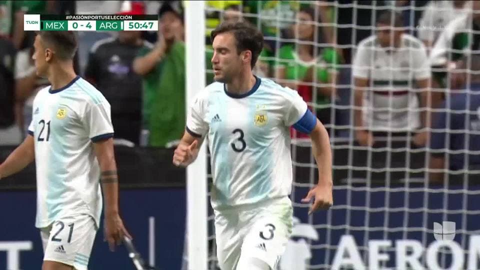 Tiro desviado de Nicolás Tagliafico