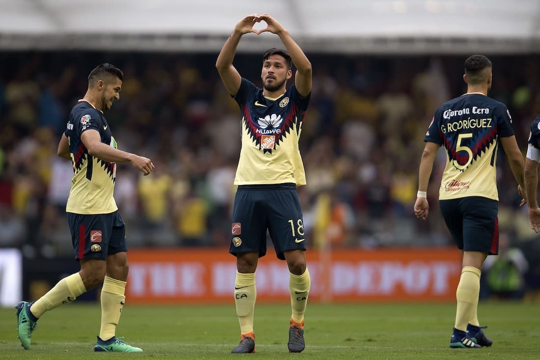 Fue el tercer festejo del defensor central en esta temporada. Los paraguayos llevaban de la mano al América hacia el milagro.