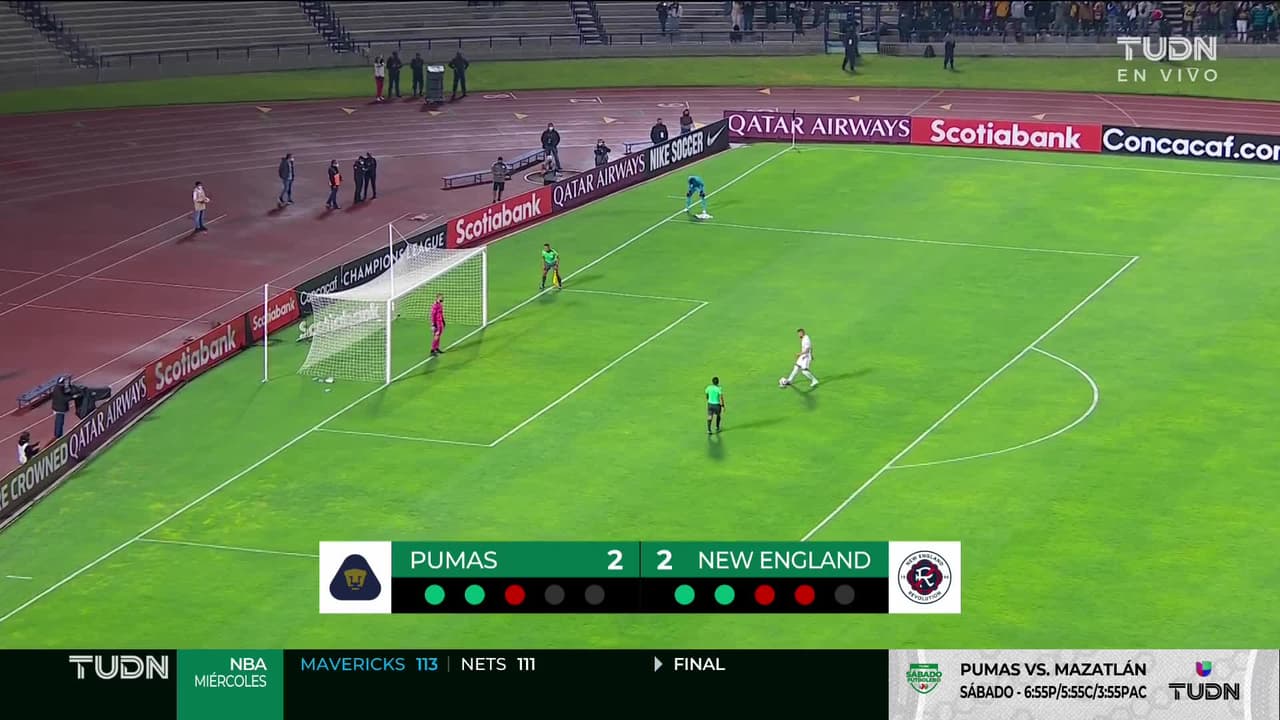 ¡GOL!  anota para Pumas UNAM. Nicolás Freire