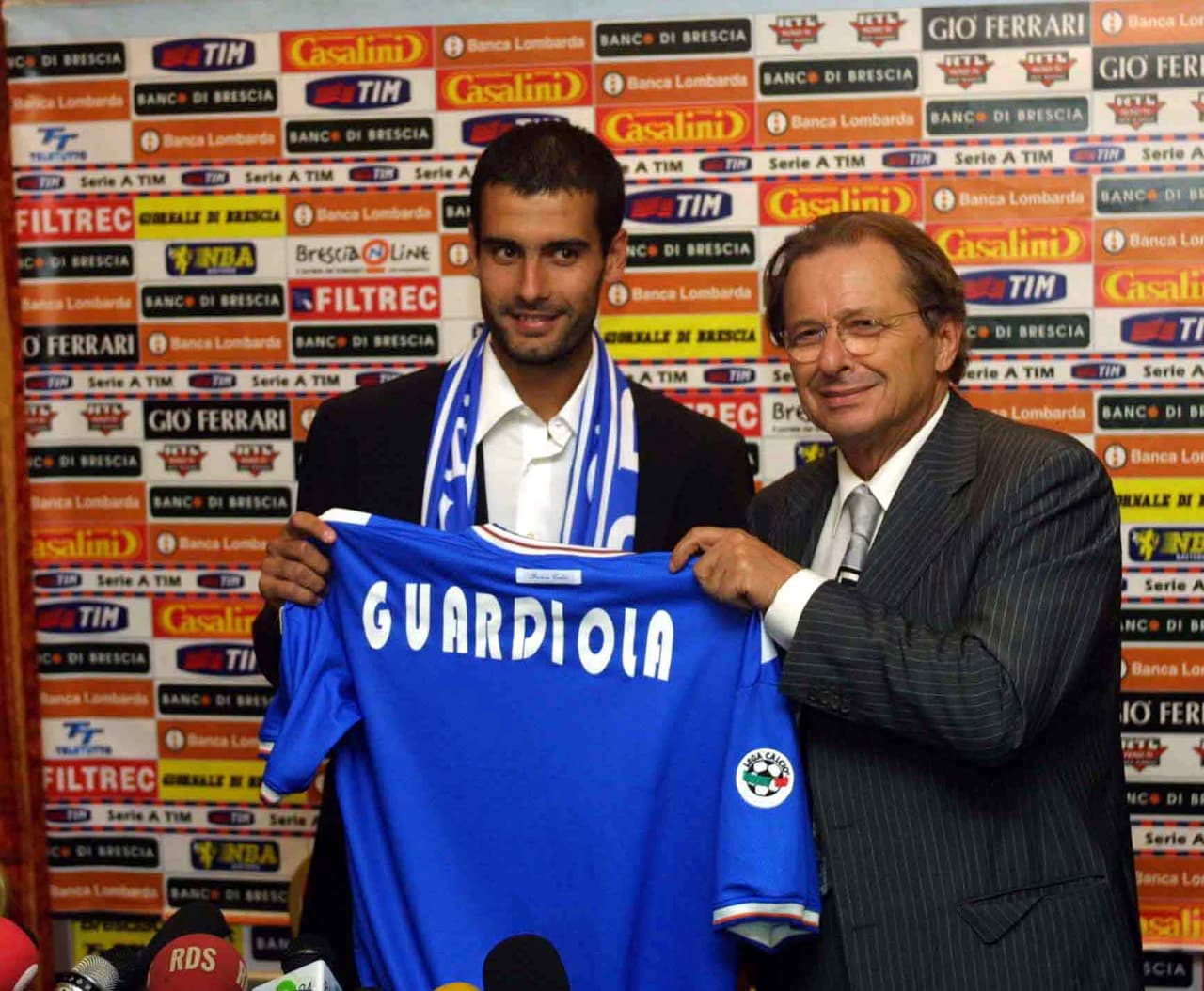 Pep Guardiola llegó a Brescia con grandes expectativas pero en 2001 fue protagonista de dopaje y fue condenado a siete meses de cárcel condicional y una multa.