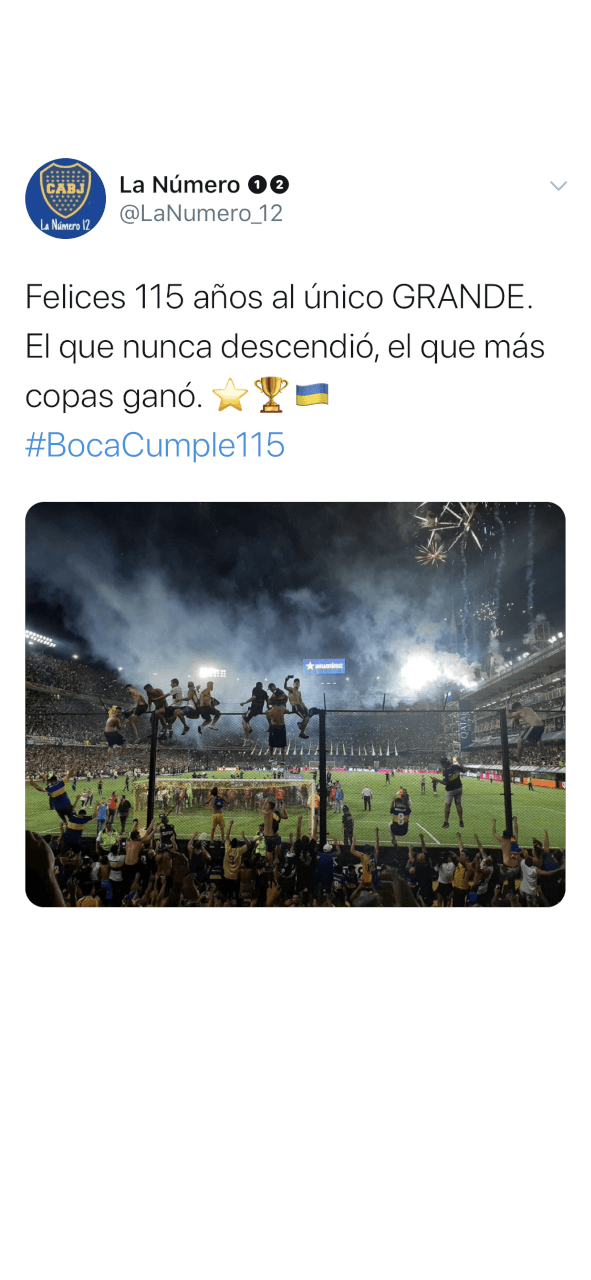 Aficionados y clubes alrededor del mundo celebraron el aniversario del Boca Juniors en su cuarentena.