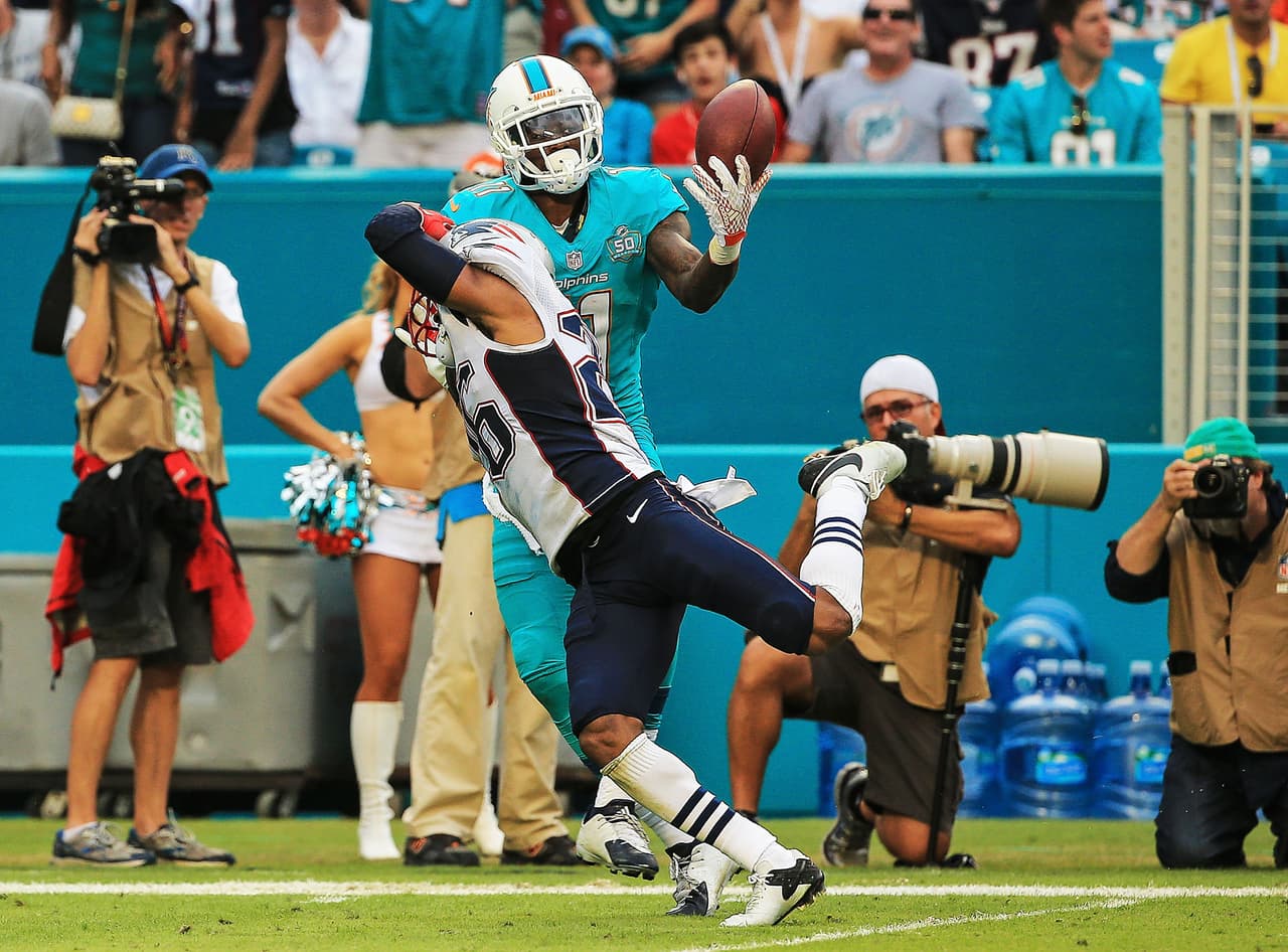Tom Brady tuvo un mal día en Florida y los Patriots fueron derrotados 20-10 por Dolphins, y con ello la posibilidad de ser los sembrados N°1 AFC. Checa las mejores tomas de este duelo.