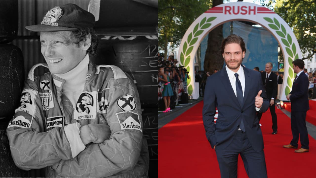 <b>Daniel Brühl – Niki Lauda – Rush 2013</b> - Narra la rivalidad que mantuvieron dos grandes pilotos de Fórmula 1, el británico James Hunt y el austriaco Niki Lauda, sobre todo en 1976, año en el que Lauda sufrió un gravísimo accidente que casi le costó la vida.