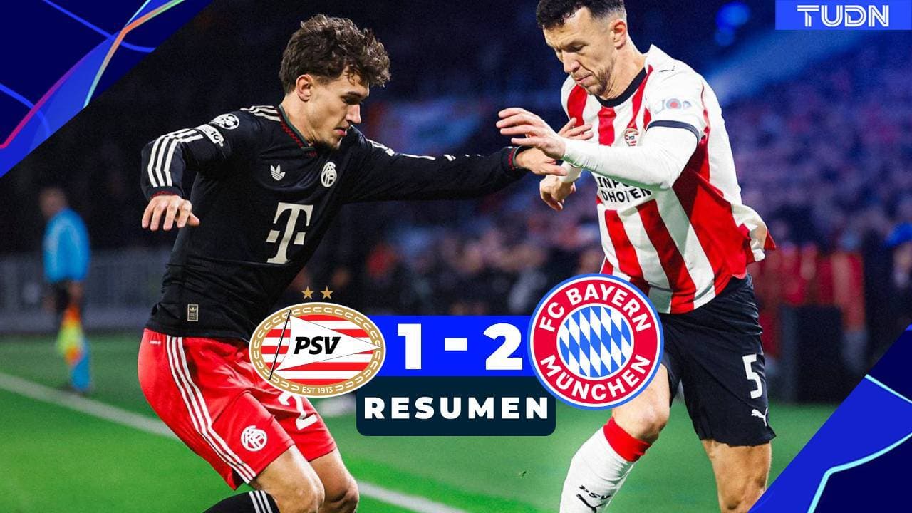 Resumen | Bayern Múnich cierra con triunfo ante PSV la Fase de Liga